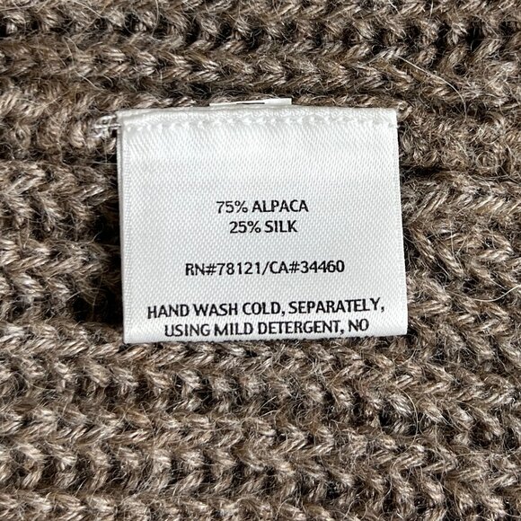 Eileen Fisher Alpaca Silk Stitch Cardigan - sz Small - Picture 9 of 9